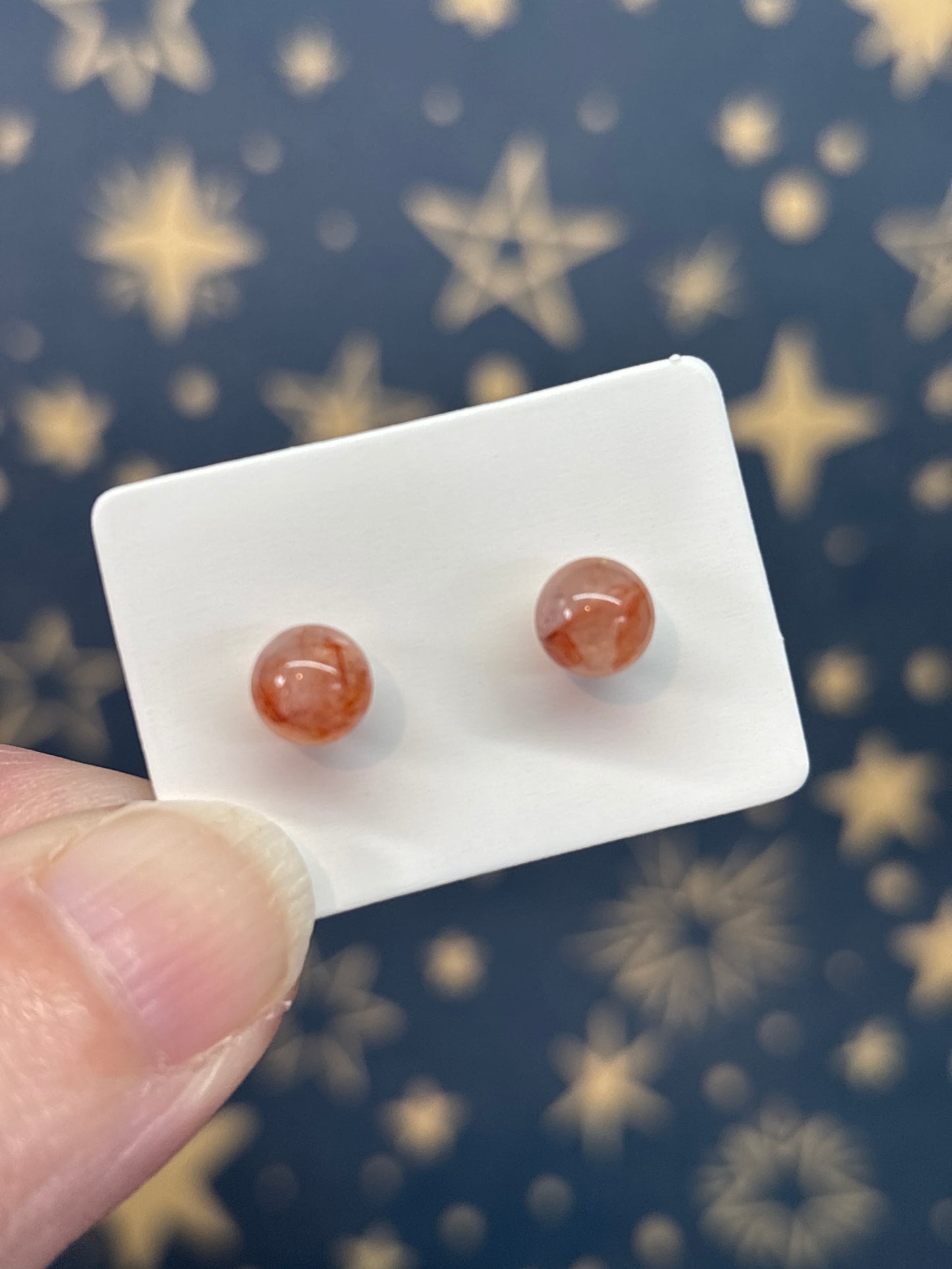 (Various) Crystal Stud Earrings 925 Silver
