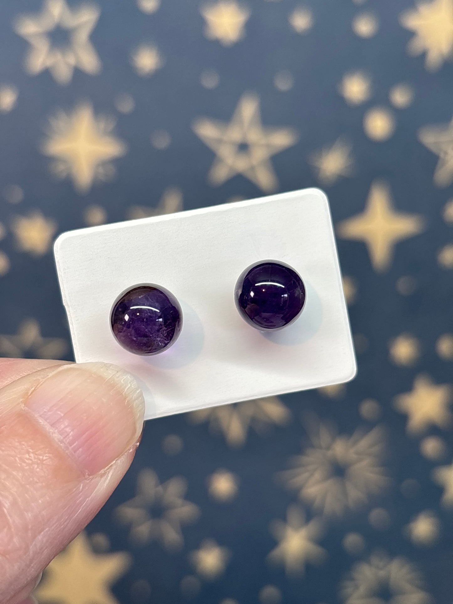 (Various) Crystal Stud Earrings 925 Silver