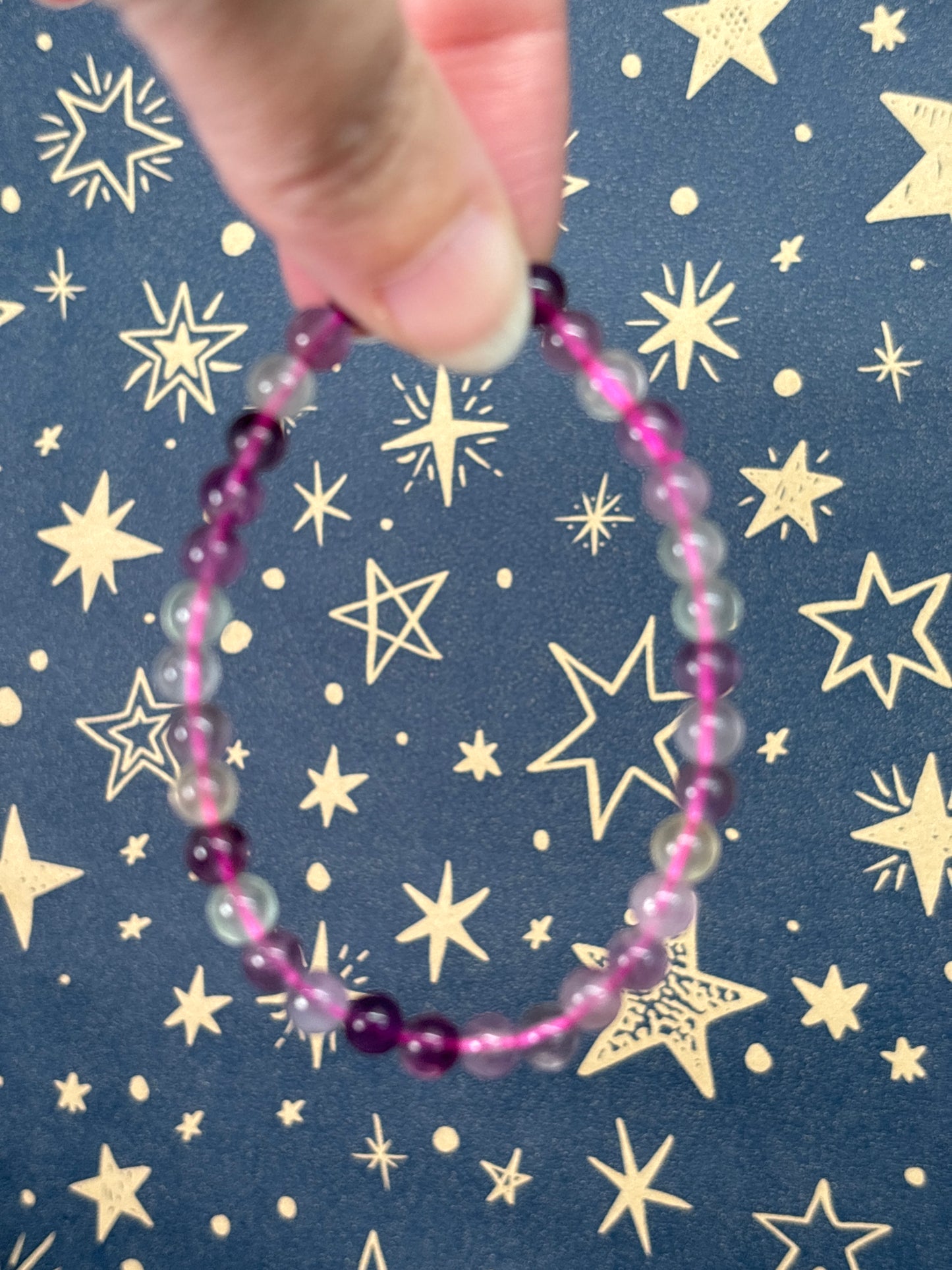 6mm Crystal Beaded Bracelets