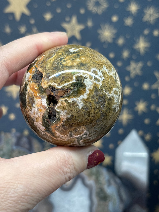 Ocean Jasper Sphere a
