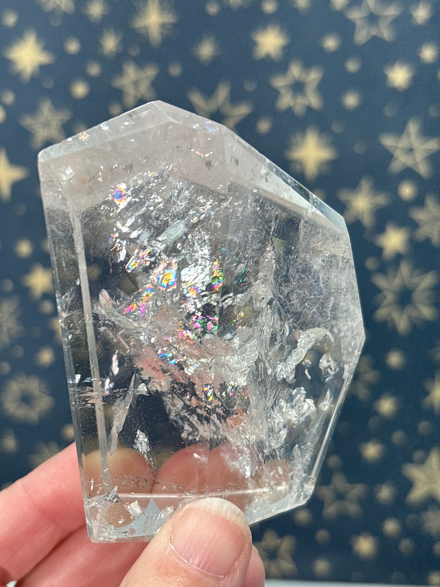 Clear/Smokey Quartz Freeforms A-D