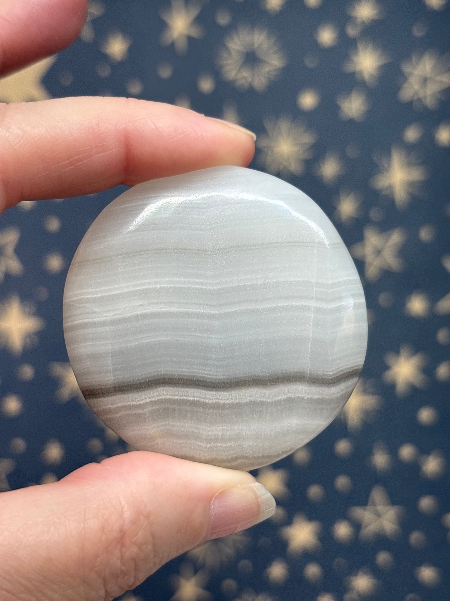 Black Banded Onyx Flatstone (Pick your own)