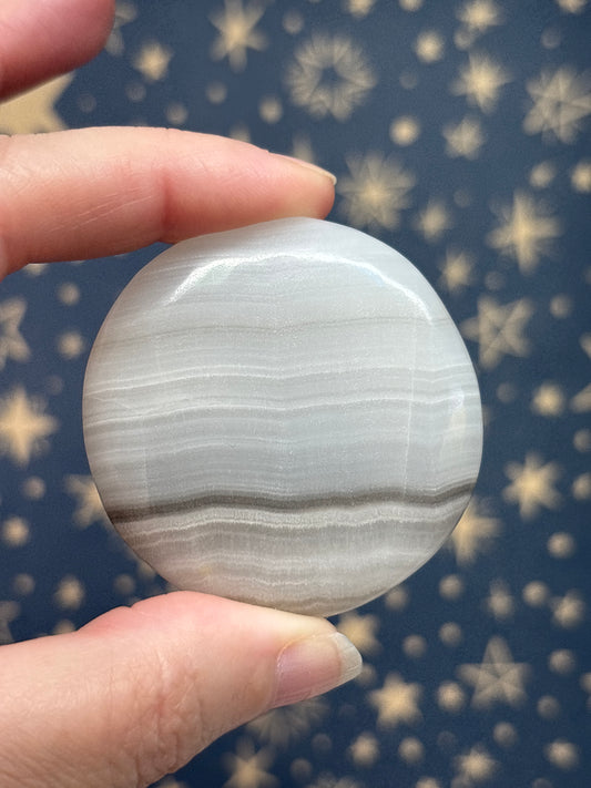 Black Banded Onyx Flatstone (Pick your own)
