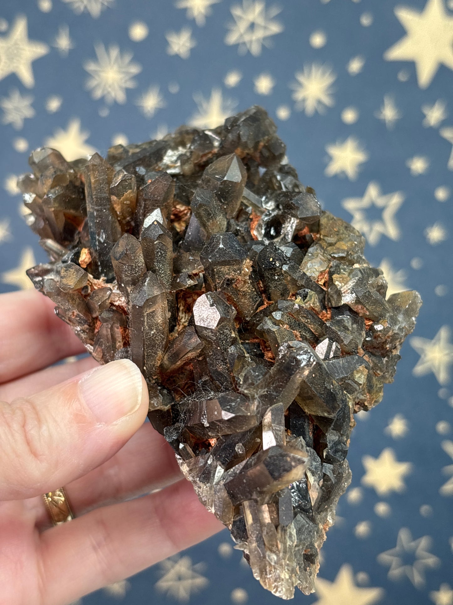 Smokey Quartz Cluster