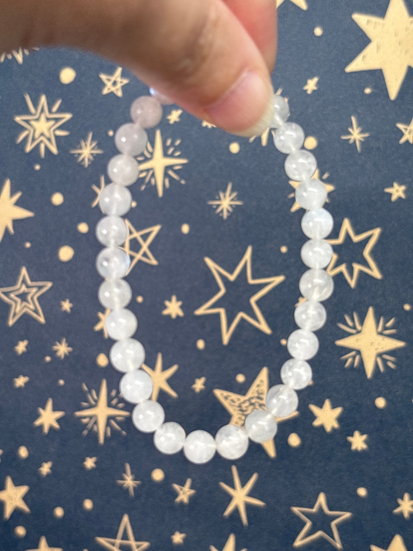 6mm Crystal Beaded Bracelets