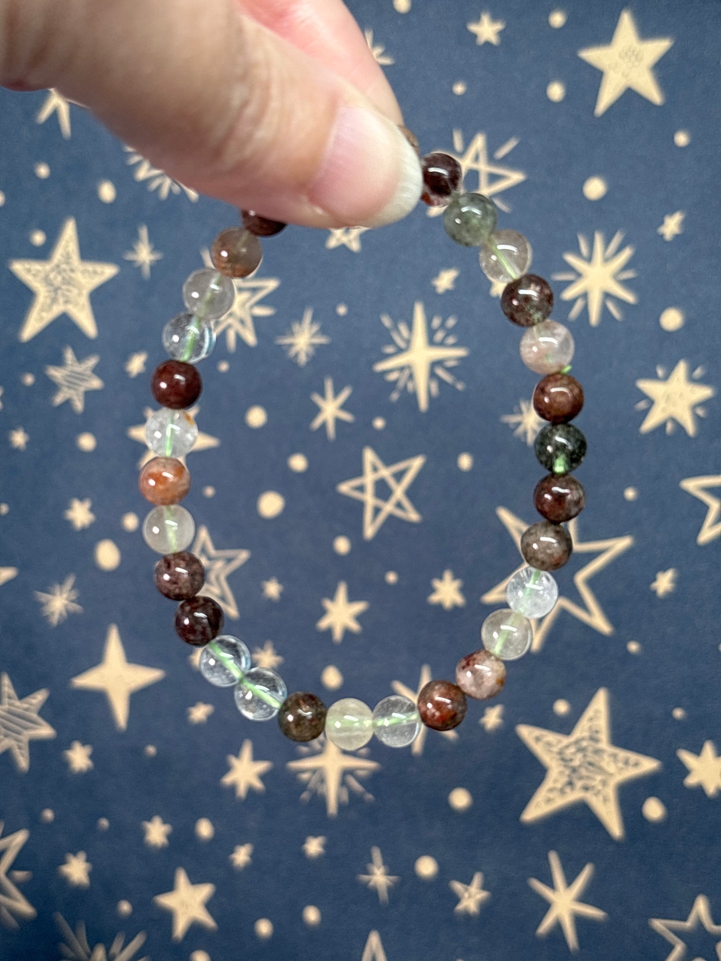 6mm Crystal Beaded Bracelets