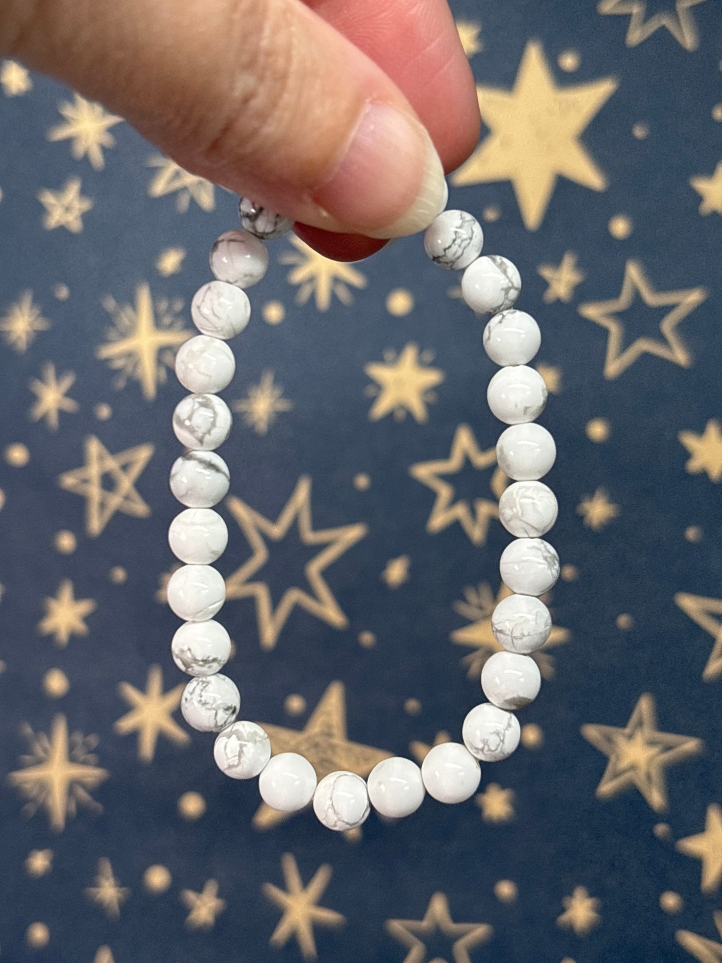 6mm Crystal Beaded Bracelets