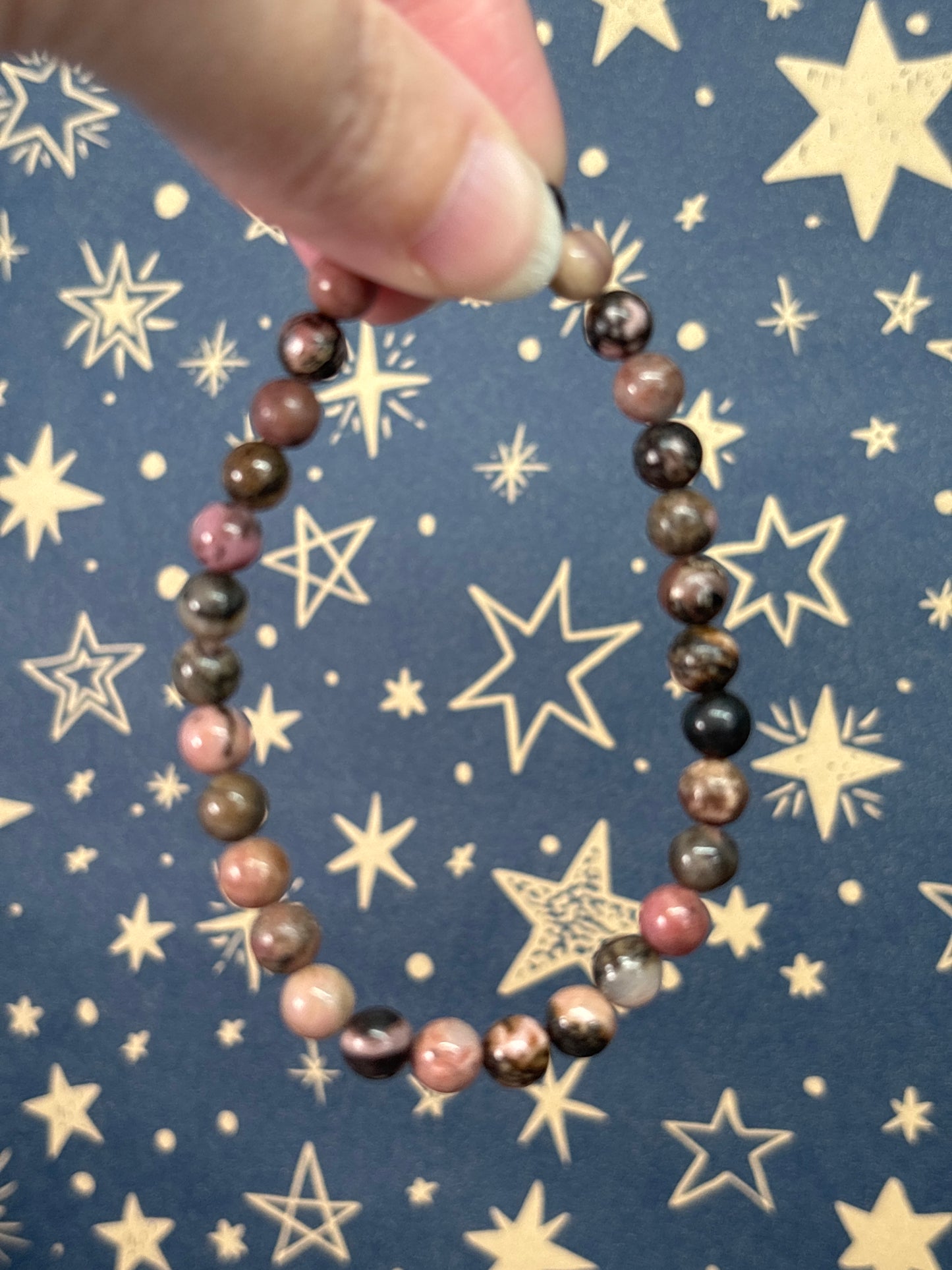6mm Crystal Beaded Bracelets