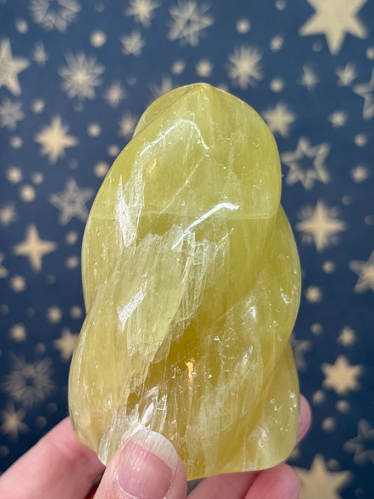 Lemon Calcite Freeform (reduce - not up to standard) 431g