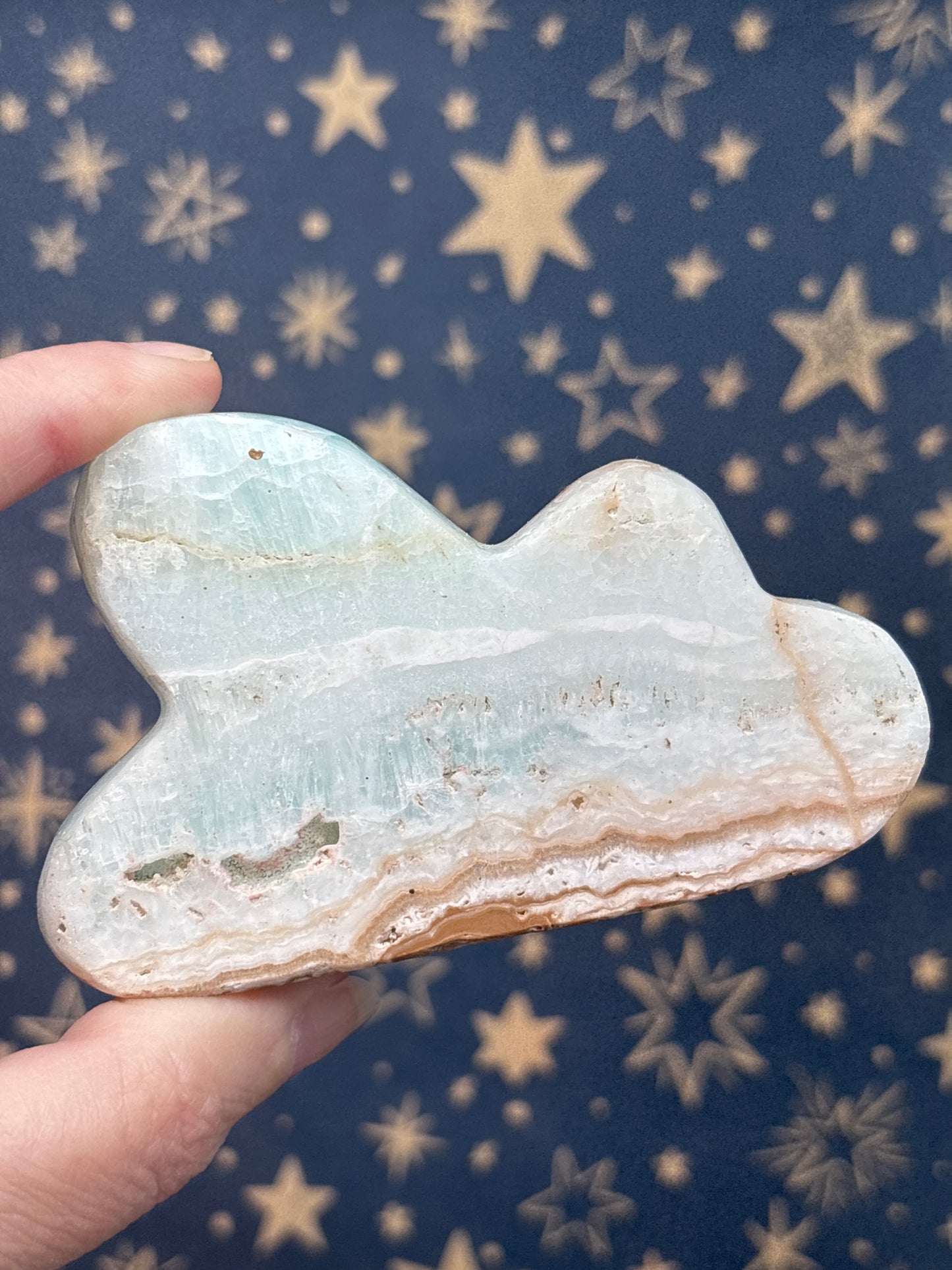 Caribbean Calcite Cloud 9.5x6cm