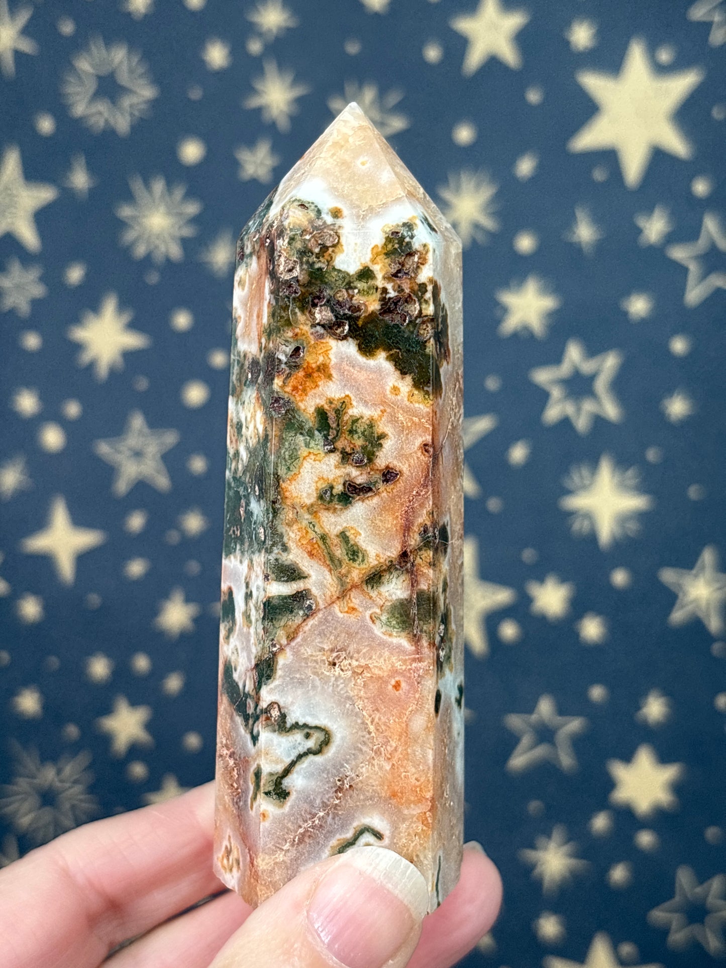 Red Moss Agate Towers (Pick your own)