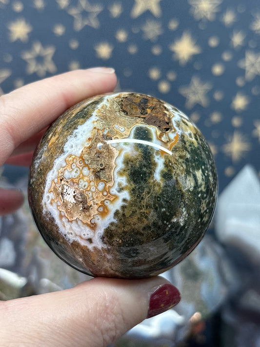 Ocean Jasper Sphere c