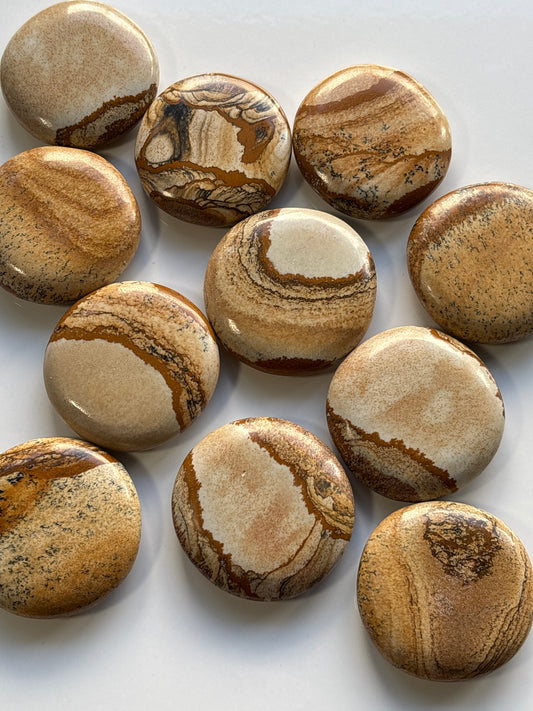 Picture Jasper Flat Stone (Picked at random)