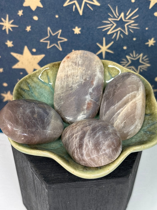Moonstone Palmstones with Sunstone (Various)