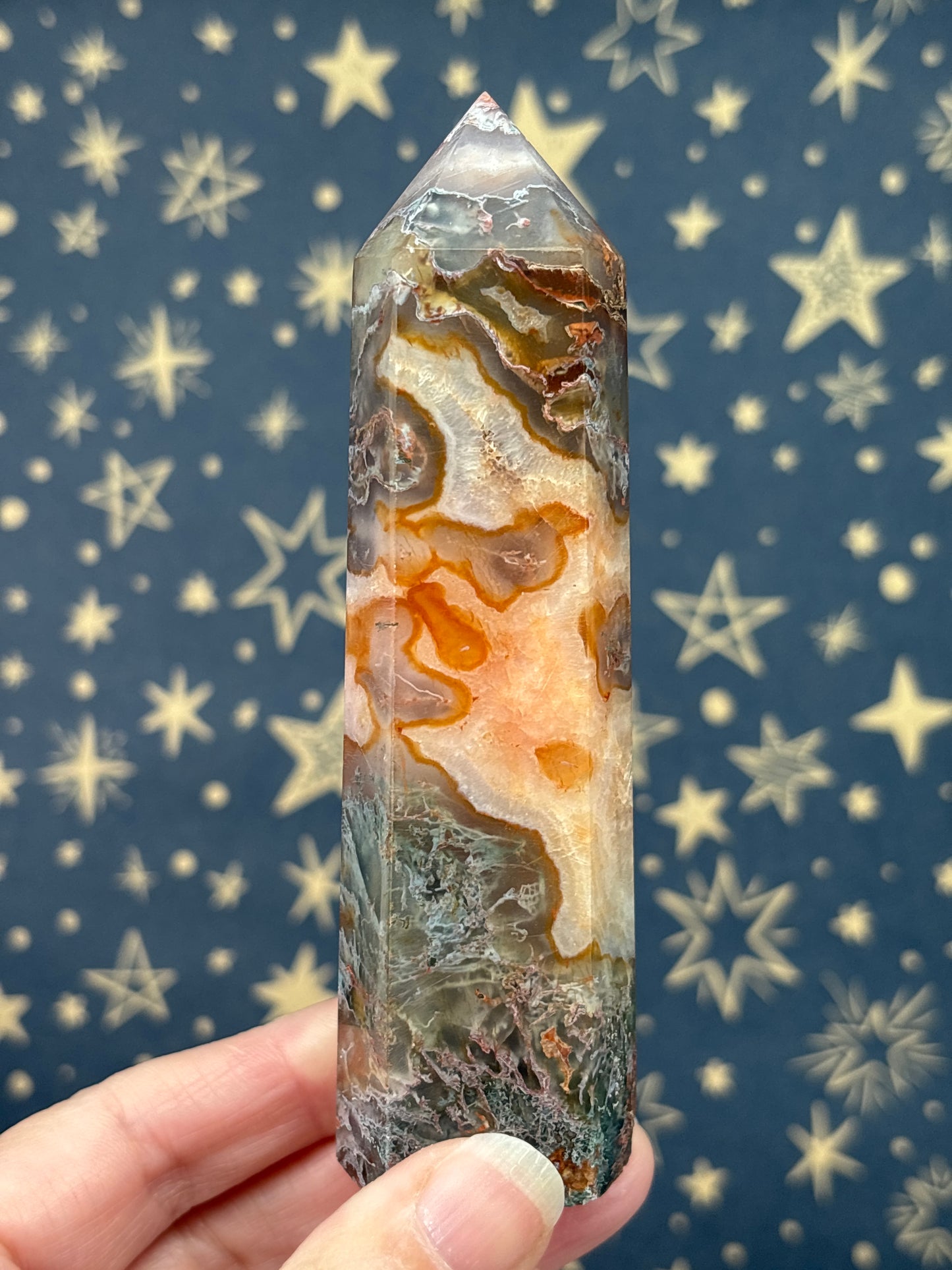 Red Moss Agate Towers (Pick your own)