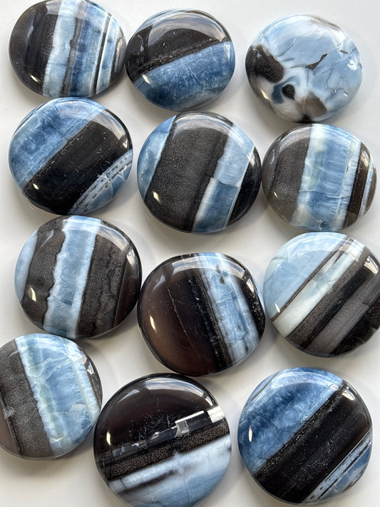 Blue Opal Flat Stone (Picked at random)