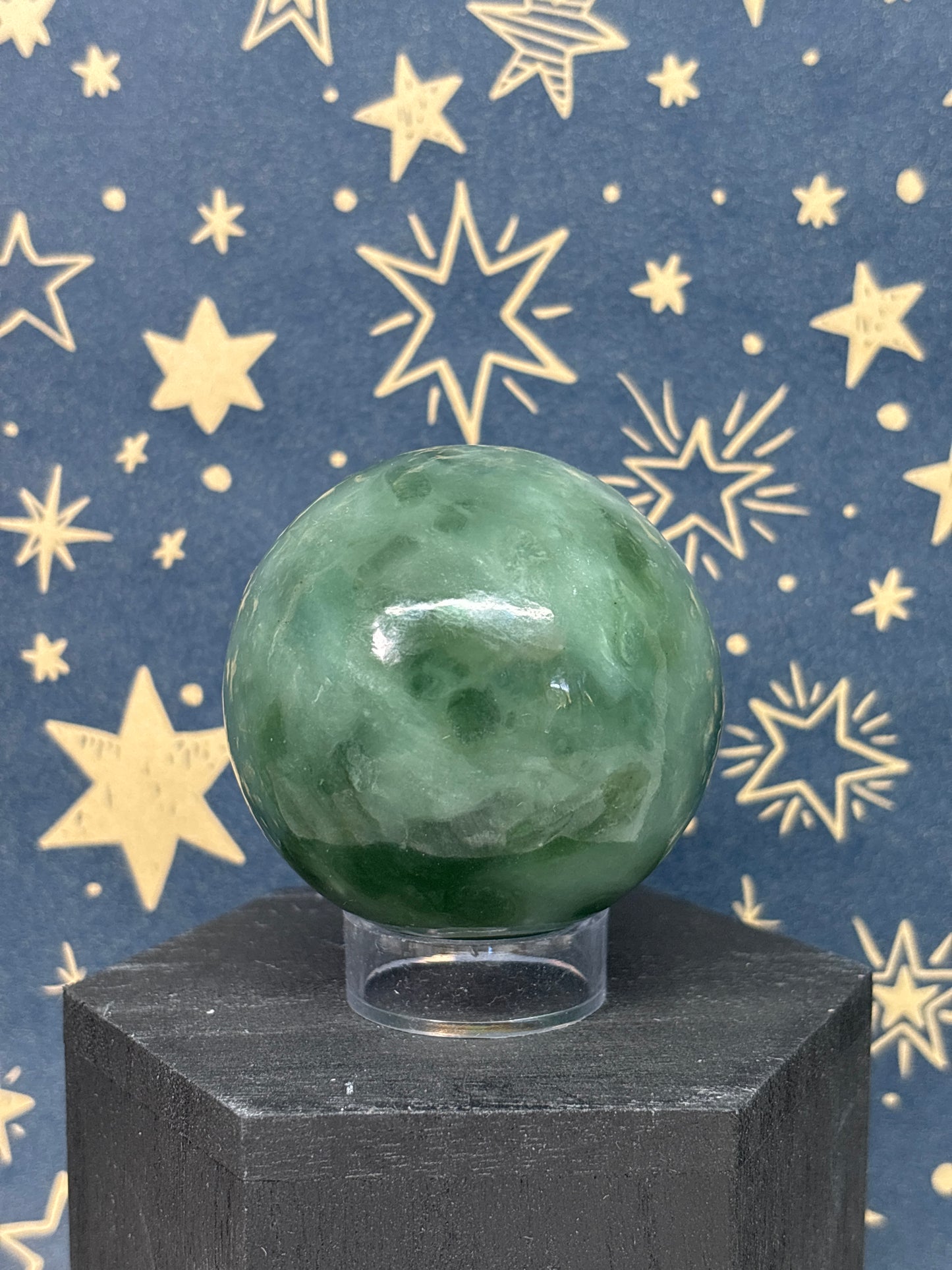 Grape Serpentine Sphere 6cm