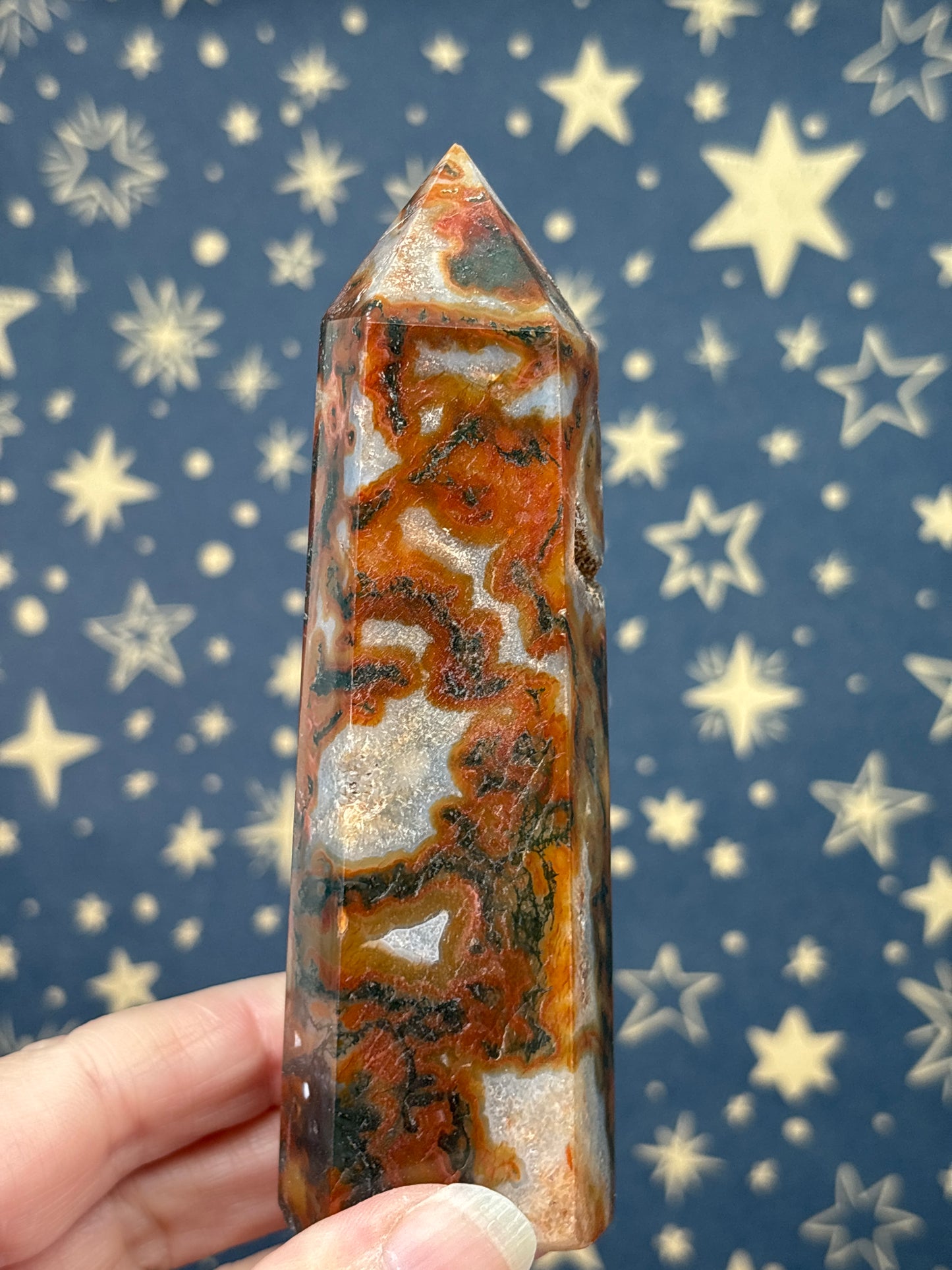 Red Moss Agate Towers (Pick your own)