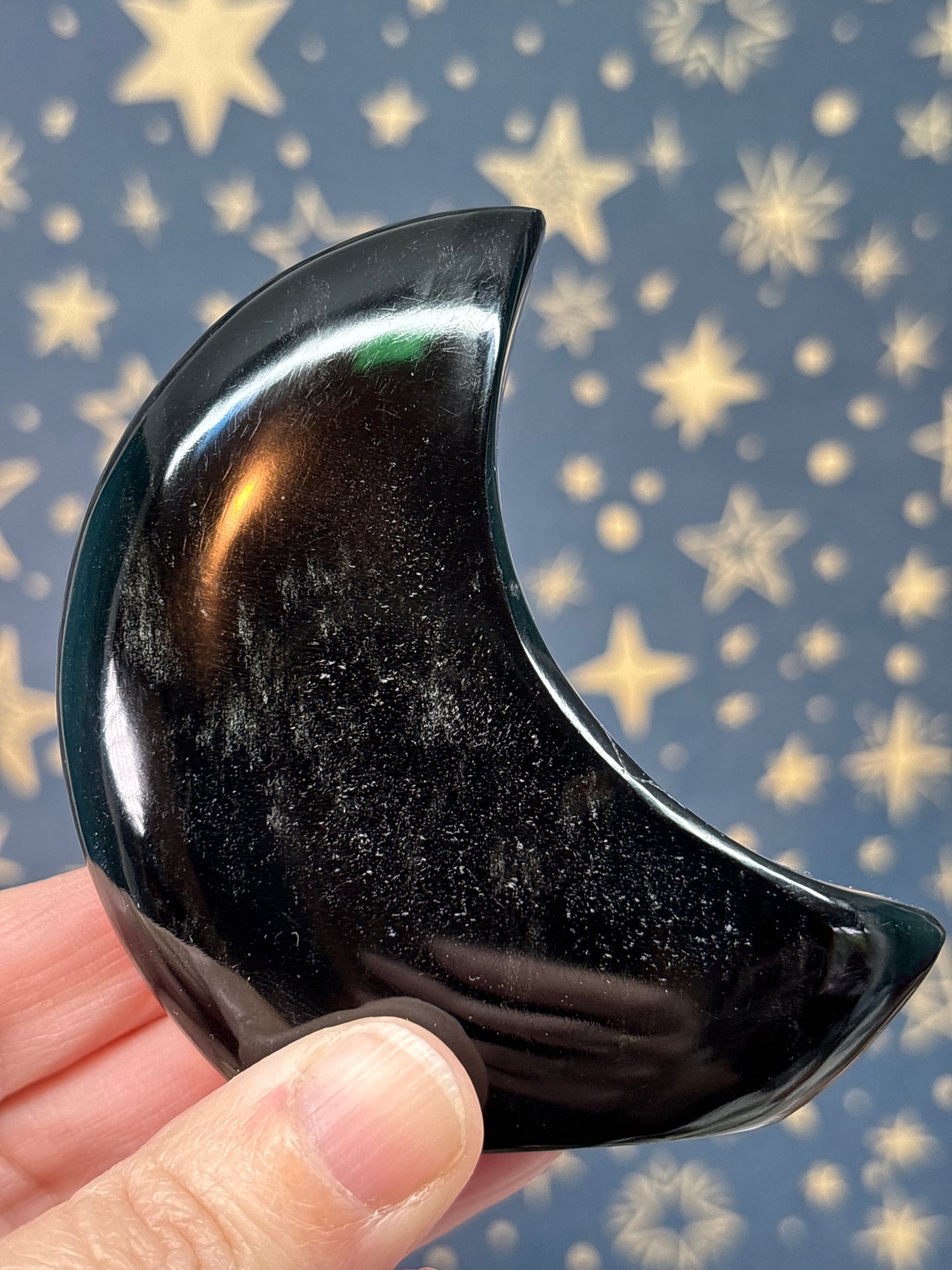 Obsidian Standing Moons - Please read description  (Pick your own)