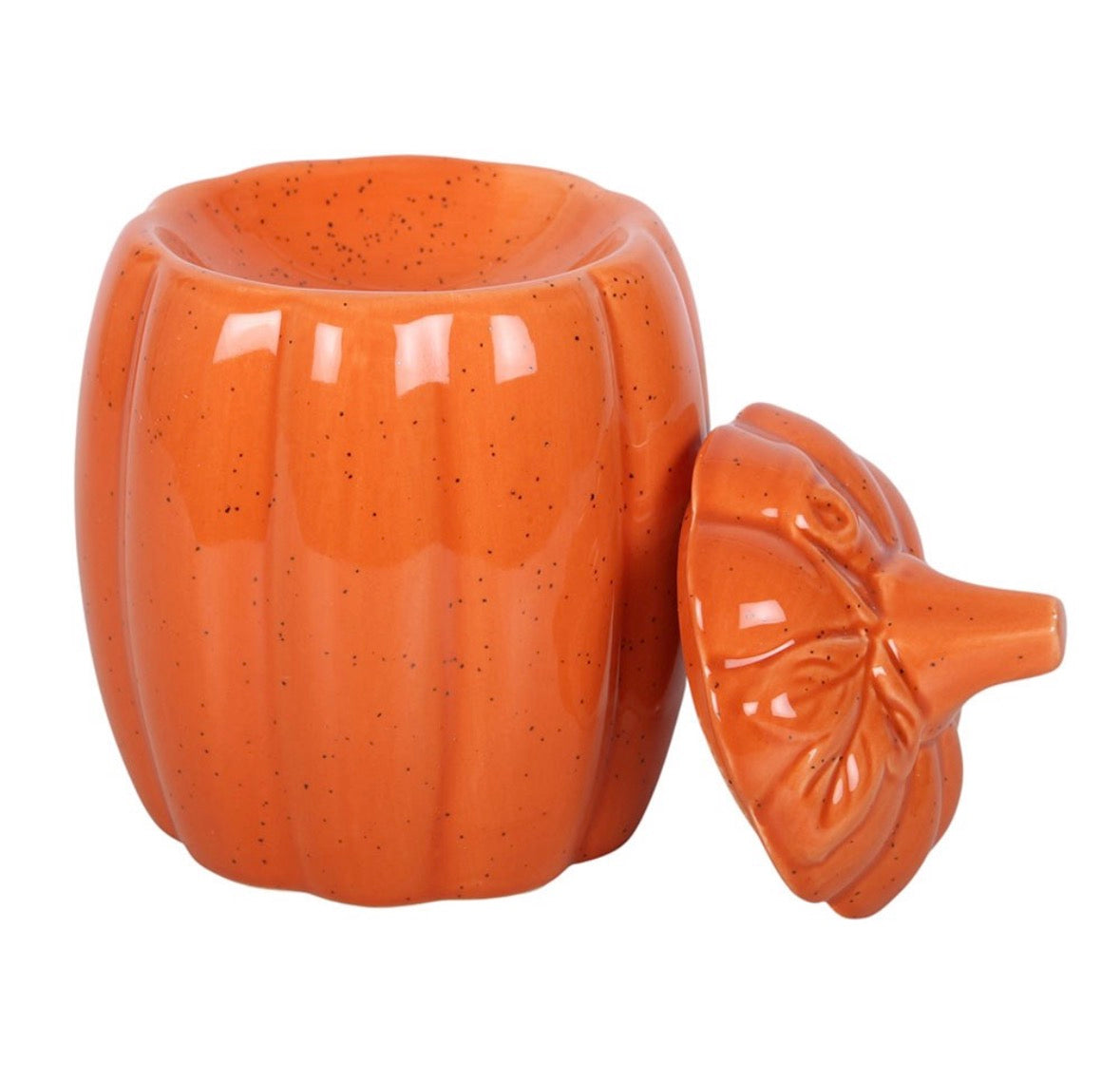 Orange Lidded Pumpkin Oil Burner