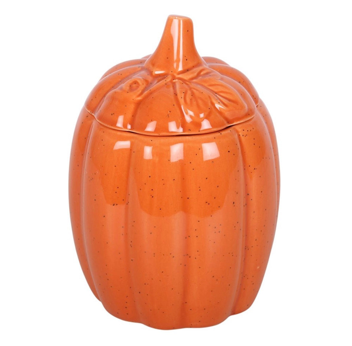 Orange Lidded Pumpkin Oil Burner