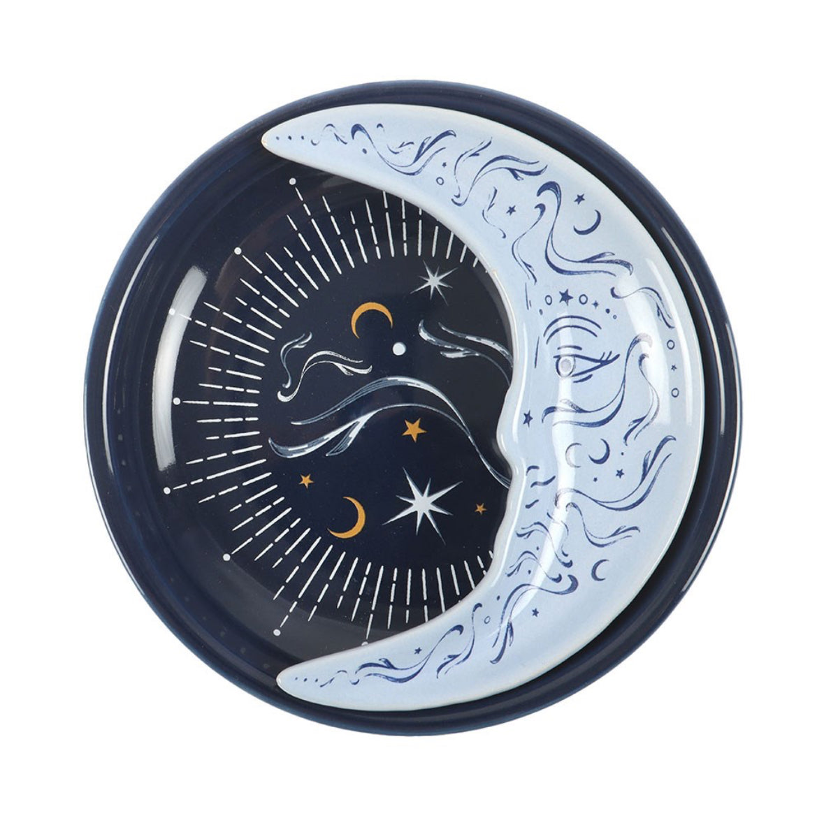 Blue Moon Stacking Trinket Dish