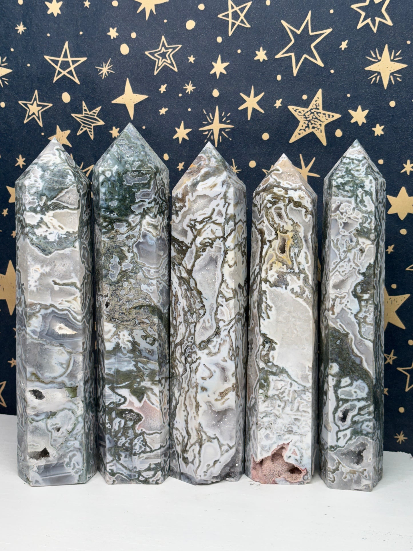 Moss Agate Towers F-J