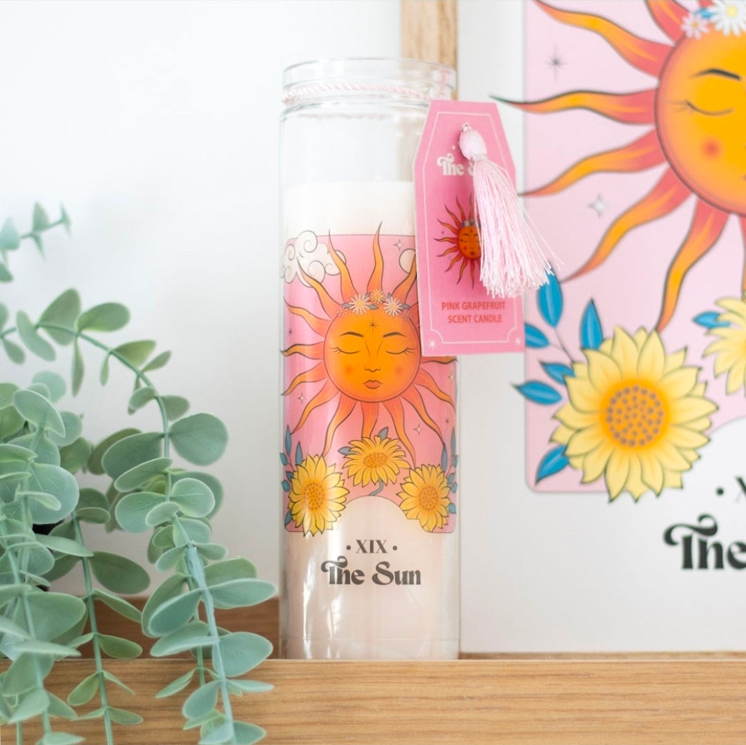 The Sun Pink Grapefruit Scented Tube Candle