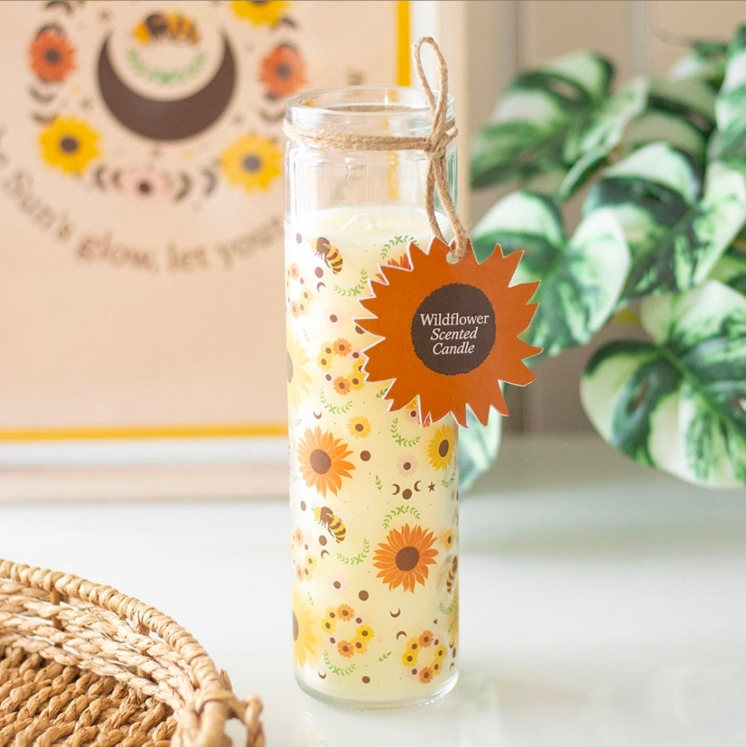 Bee Radient Wildflower Scented Tube Candle