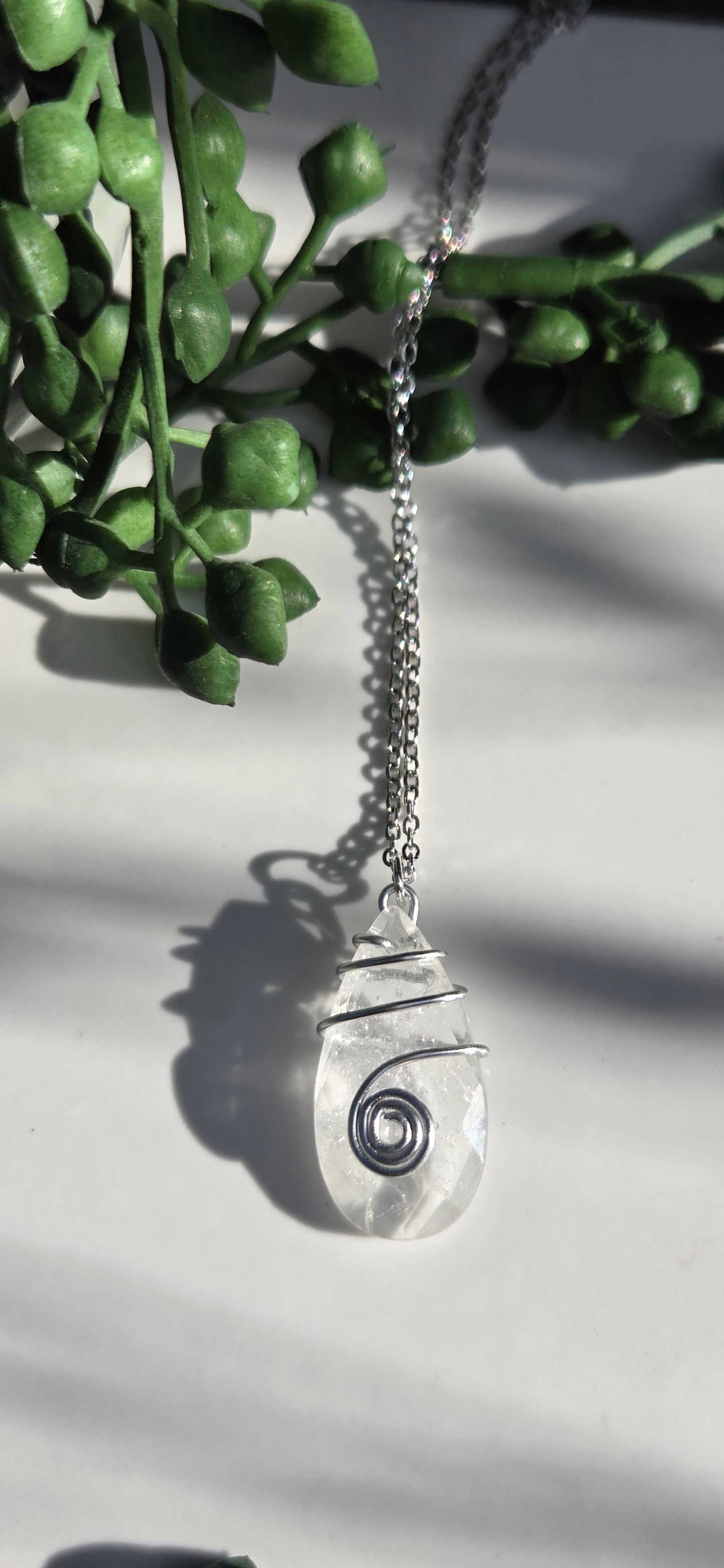 The Spiral Collection - Crystal Pendants
