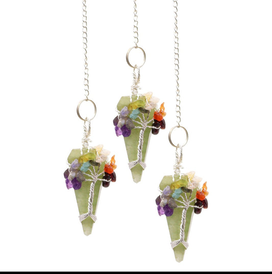 Green Aventurine Chakra Pendulum