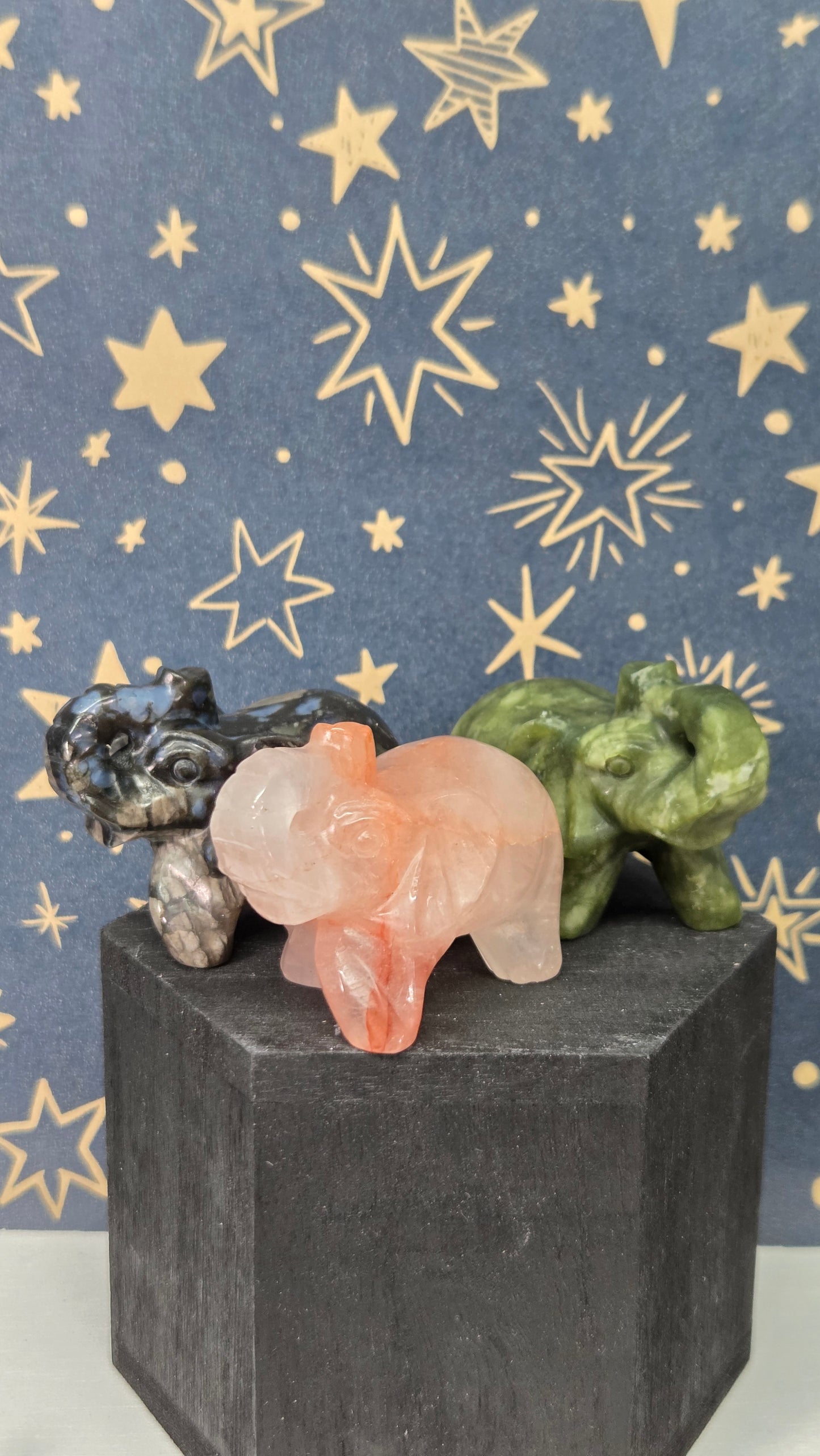 Crystal Elephants (Pick your own)